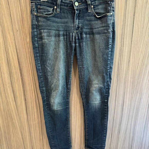 Paige Skyline Skinny Jeans Women’s Size 28 Blue Denim Mid-Rise - Picture 1 of 5